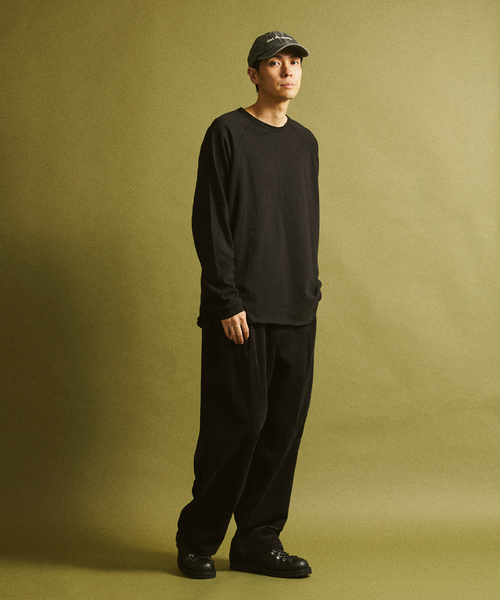 417 EDIFICE（フォーワンセブンエディフィス）の「SLAPS / ラグラン Tee（Tシャツ/カットソー・メンズ・ブルー/ブラック/ホワイト/ブラウン/グリーン・MEDIUM/LARGE/X-LARGE）」の6枚目の写真