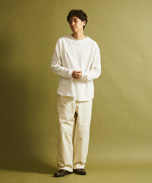 417 EDIFICE（フォーワンセブンエディフィス）の「SLAPS / ラグラン Tee（Tシャツ/カットソー・メンズ・ブルー/ブラック/ホワイト/ブラウン/グリーン・MEDIUM/LARGE/X-LARGE）」の7枚目の写真