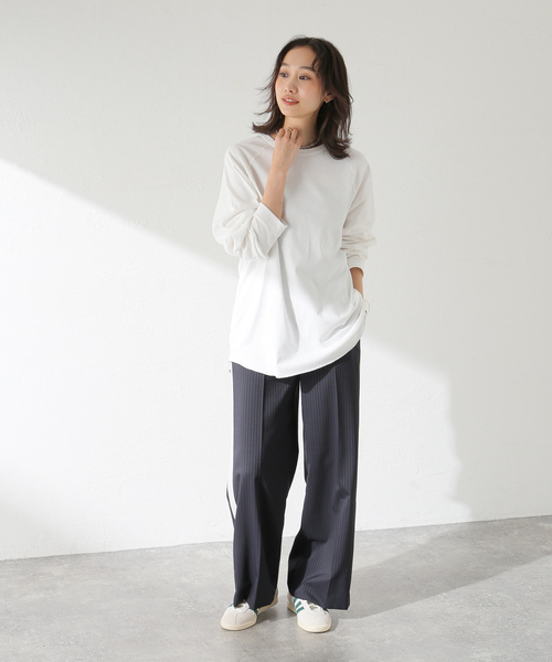 417 EDIFICE（フォーワンセブンエディフィス）の「SLAPS / ラグラン Tee（Tシャツ/カットソー・メンズ・ブルー/ブラック/ホワイト/ブラウン/グリーン・MEDIUM/LARGE/X-LARGE）」の8枚目の写真