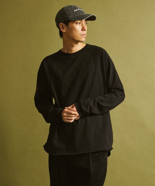 417 EDIFICE（フォーワンセブンエディフィス）の「SLAPS / ラグラン Tee（Tシャツ/カットソー・メンズ・ブルー/ブラック/ホワイト/ブラウン/グリーン・MEDIUM/LARGE/X-LARGE）」の13枚目の写真