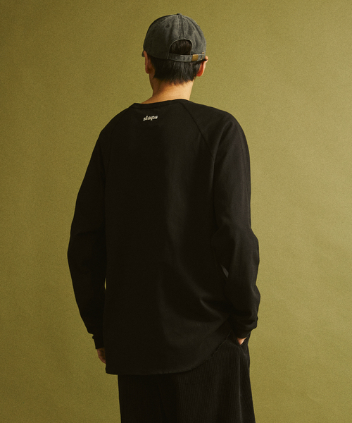 417 EDIFICE（フォーワンセブンエディフィス）の「SLAPS / ラグラン Tee（Tシャツ/カットソー・メンズ・ブルー/ブラック/ホワイト/ブラウン/グリーン・MEDIUM/LARGE/X-LARGE）」の16枚目の写真