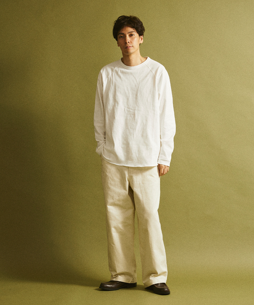 417 EDIFICE（フォーワンセブンエディフィス）の「SLAPS / ラグラン Tee（Tシャツ/カットソー・メンズ・ブルー/ブラック/ホワイト/ブラウン/グリーン・MEDIUM/LARGE/X-LARGE）」の18枚目の写真