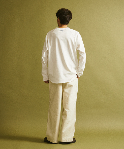 417 EDIFICE（フォーワンセブンエディフィス）の「SLAPS / ラグラン Tee（Tシャツ/カットソー・メンズ・ブルー/ブラック/ホワイト/ブラウン/グリーン・MEDIUM/LARGE/X-LARGE）」の20枚目の写真