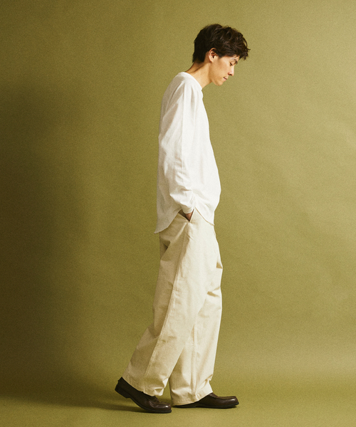 417 EDIFICE（フォーワンセブンエディフィス）の「SLAPS / ラグラン Tee（Tシャツ/カットソー・メンズ・ブルー/ブラック/ホワイト/ブラウン/グリーン・MEDIUM/LARGE/X-LARGE）」の21枚目の写真