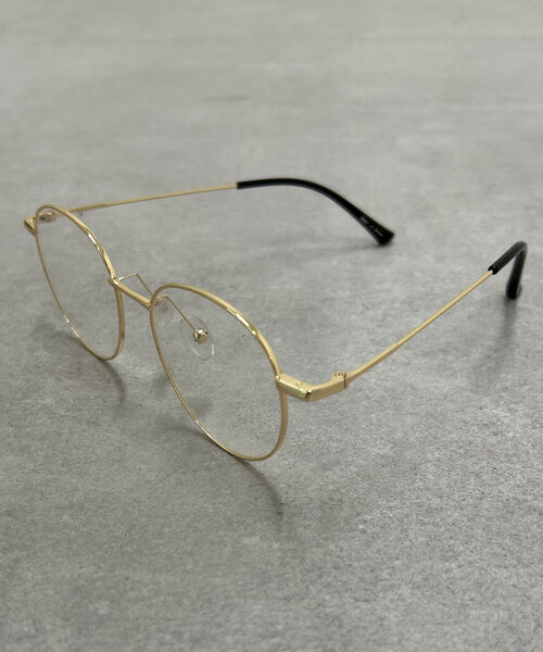 SHENERY（シーナリー）の「スリムフレームメガネ（サングラス・レディース・ゴールド・FREE）」の4枚目の写真