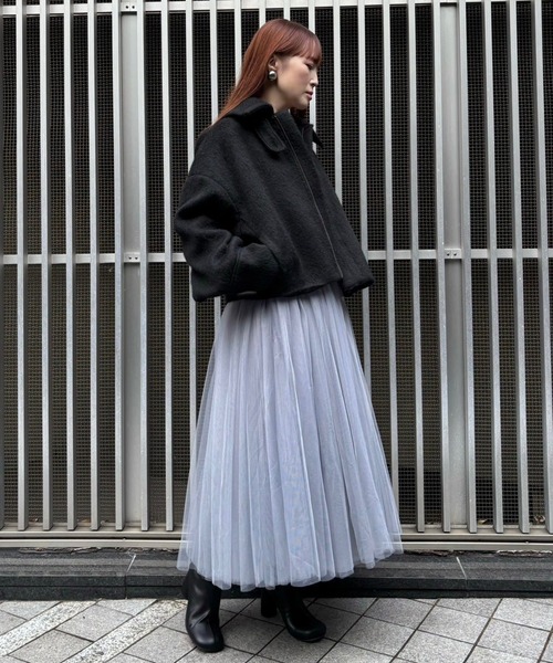 Narcissus（ナルシス）の「【Narcissus】チュールスカート（スカート・レディース・ブラック/グレー・FREE）」の19枚目の写真