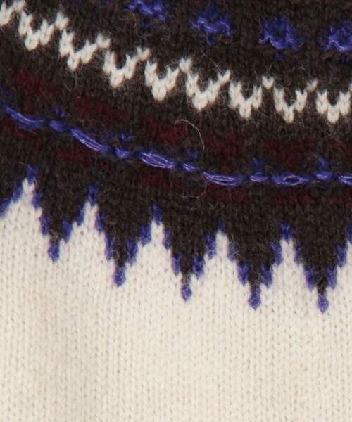 MACPHEE（マカフィー）の「ウールモヘヤジャカード クルーネック