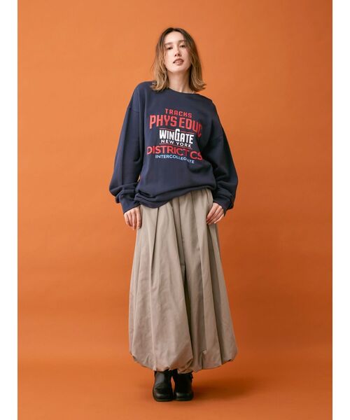 Ungrid（アングリッド）の「【UNISEX/ユニセックス】ヴィンテージカラーロゴスウェット（スウェット・メンズ・ライトグレー/ネイビー/レッド・SMALL/MEDIUM/LARGE）」の9枚目の写真