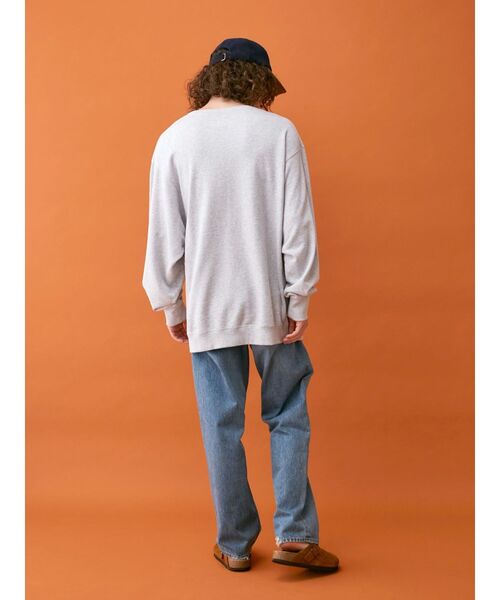 Ungrid（アングリッド）の「【UNISEX/ユニセックス】ヴィンテージカラーロゴスウェット（スウェット・メンズ・ライトグレー/ネイビー/レッド・SMALL/MEDIUM/LARGE）」の17枚目の写真