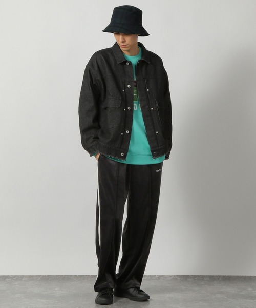 LAKOLE（ラコレ）の「アニマルフロッキープルオーバー / 147797（スウェット・メンズ・チャコールグレー/ホワイト/ターコイズブルー・LARGE/MEDIUM/X-LARGE）」の11枚目の写真