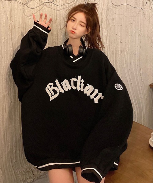 セール】裏起毛 ビッグ シルエット スウェット トップス
