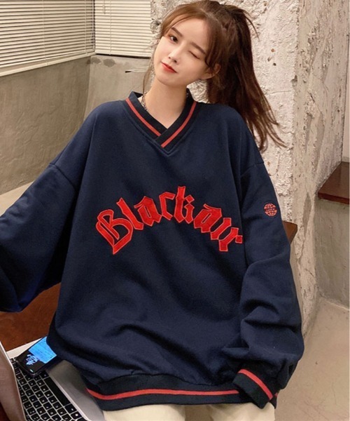 セール】裏起毛 ビッグ シルエット スウェット トップス
