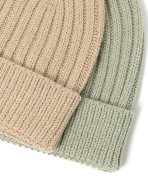 GLOBAL WORK（グローバルワーク）の「抗菌防臭リブワッチ/145977（ニットキャップ/ビーニー・レディース・グレー/アイボリー/ブラック/ライトグリーン/ベージュ/オレンジ・FREE）」の13枚目の写真