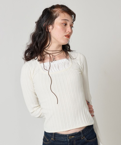 TINA：JOJUN（ティーナジョジュン）の「チャーム付き マルチネックレス TINA：JOJUN（ネックレス・レディース・シルバー・F）」の5枚目の写真