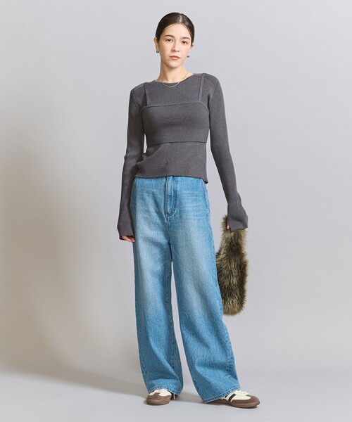 【セール】【WEB限定】ビスチェ＆リブニットプルオーバー -3WAY/ウォッシャブル-（ニット/セーター）｜BEAUTY&YOUTH UNITED ARROWS（ビューティーアンドユースユナイテッドアローズ）