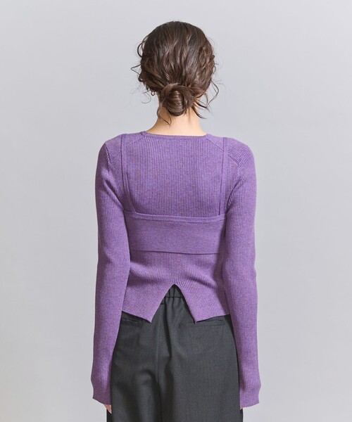 【セール】【WEB限定】ビスチェ＆リブニットプルオーバー -3WAY/ウォッシャブル-（ニット/セーター）｜BEAUTY&YOUTH UNITED ARROWS（ビューティーアンドユースユナイテッドアローズ）