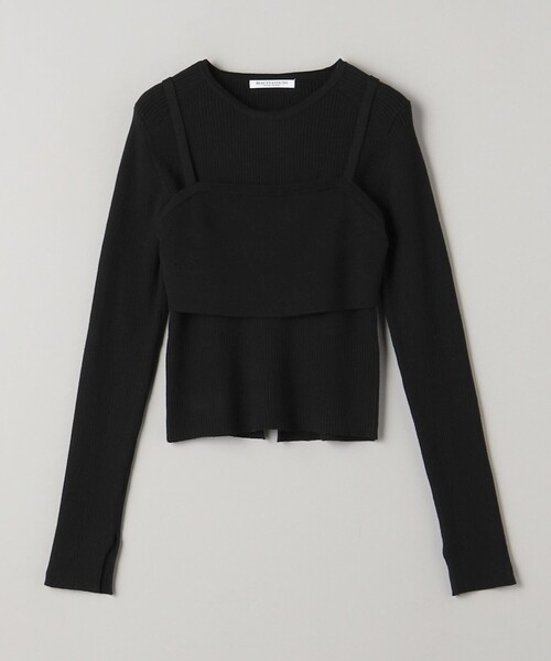 【セール】【WEB限定】ビスチェ＆リブニットプルオーバー -3WAY/ウォッシャブル-（ニット/セーター）｜BEAUTY&YOUTH UNITED ARROWS（ビューティーアンドユースユナイテッドアローズ）