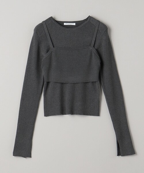 【セール】【WEB限定】ビスチェ＆リブニットプルオーバー -3WAY/ウォッシャブル-（ニット/セーター）｜BEAUTY&YOUTH UNITED ARROWS（ビューティーアンドユースユナイテッドアローズ）