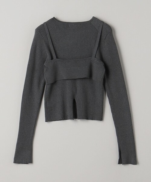 【セール】【WEB限定】ビスチェ＆リブニットプルオーバー -3WAY/ウォッシャブル-（ニット/セーター）｜BEAUTY&YOUTH UNITED ARROWS（ビューティーアンドユースユナイテッドアローズ）