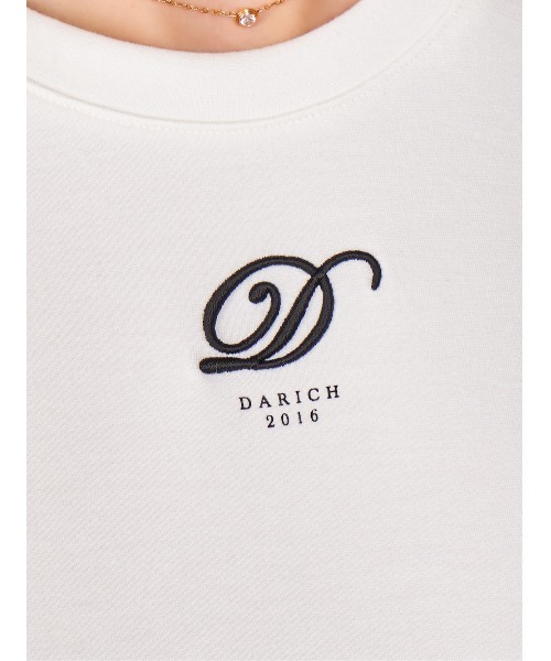 ダーリッチ darich ラインカットロングTシャツ WHT ラインカットロングTシャツ（Tシャツ/カットソー）｜Darich