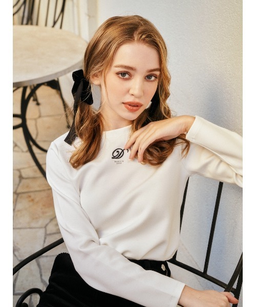 Darich イニシャルロングTシャツ ダーリッチ Darich イニシャルロングTシャツ （D