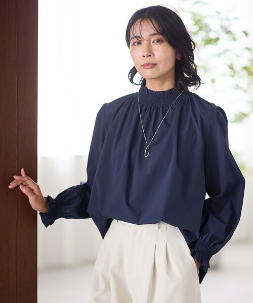 セール】フリルネックブラウス（シャツ/ブラウス）｜ANY（エニィ）の