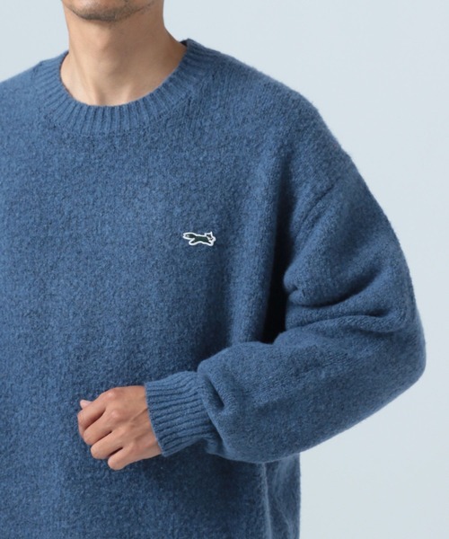 PENNEYS（ぺニーズ）の「【PENNEY'S（ペニーズ）×BAYFLOW】フォックスニットプルオーバー（ニット/セーター・メンズ・レッド/ブルー/チャコールグレー/グレー・LARGE/MEDIUM）」の22枚目の写真