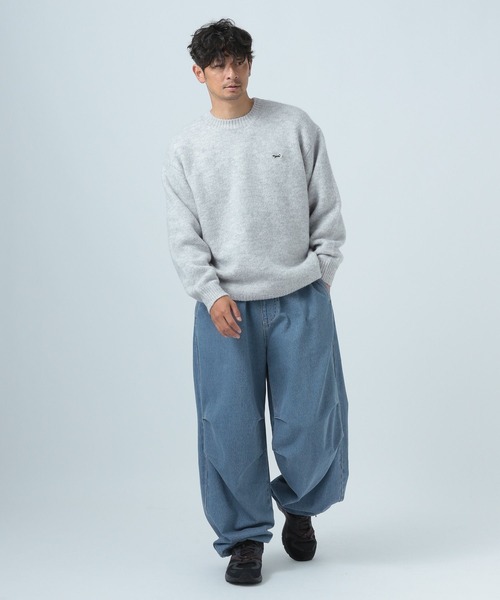 PENNEYS（ぺニーズ）の「【PENNEY'S（ペニーズ）×BAYFLOW】フォックスニットプルオーバー（ニット/セーター・メンズ・レッド/ブルー/チャコールグレー/グレー・LARGE/MEDIUM）」の6枚目の写真