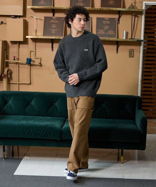 PENNEYS（ぺニーズ）の「【PENNEY'S（ペニーズ）×BAYFLOW】フォックスニットプルオーバー（ニット/セーター・メンズ・レッド/ブルー/チャコールグレー/グレー・LARGE/MEDIUM）」の7枚目の写真