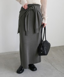 レイヤードライクニットスカート