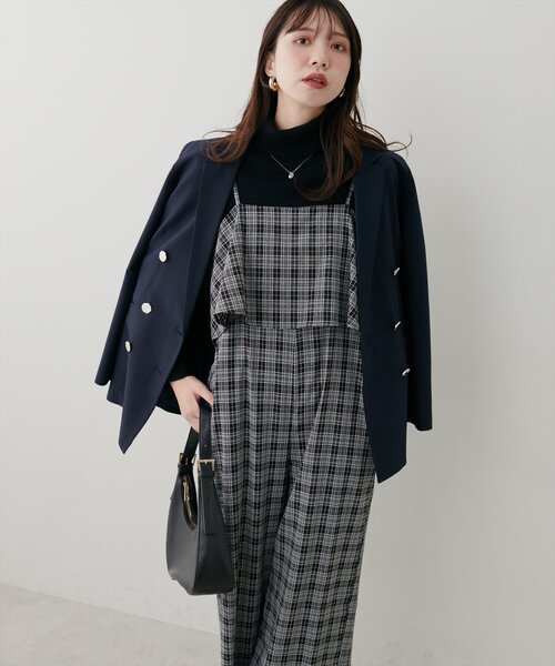 natural couture(ナチュラルクチュール)の「フレアビスチェ風サロペット(その他パンツ・レディース・ベージュ/その他1/その他2/ブラック系その他・FREE)」の4枚目の写真