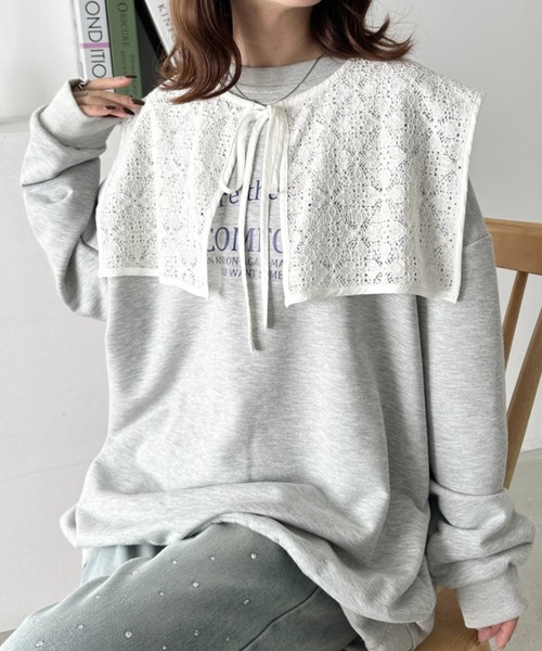 セール】3wayビッグレース襟付きブラウス（シャツ/ブラウス）｜CLEA