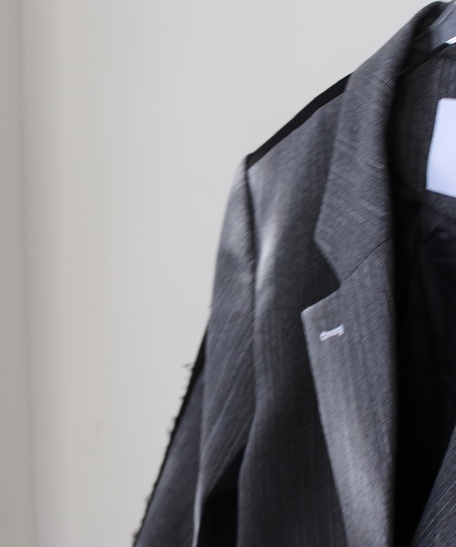 SANSeLF（サンセルフ）の「2トーンステッチオーバーサイズジャケット【SANSeLF】sew24a012（その他アウター・レディース・グレー・FREE）」の22枚目の写真