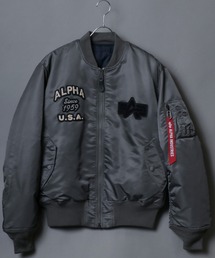 ALPHA（アルファ）の「ALPHA/アルファ MA-1 CORE SPEC STADIUM フライトジャケット（MA-1・メンズ）」