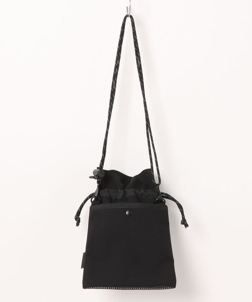 SML（エスエムエル）の「DRAW STRING BAG / 巾着 ショルダーバッグ（ショルダーバッグ・レディース・ブラック/ネイビー/オレンジ・FREE）」の4枚目の写真