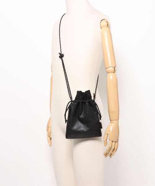 SML（エスエムエル）の「DRAW STRING BAG / 巾着 ショルダーバッグ（ショルダーバッグ・レディース・ブラック/ネイビー/オレンジ・FREE）」の7枚目の写真