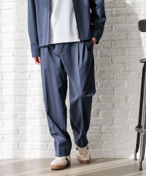 GLOBAL WORK（グローバルワーク）の「アーバンデニムクリーンワイド/147023（デニムパンツ・メンズ・ネイビー/ネイビー系9・X-LARGE/LARGE/MEDIUM/SMALL）」の5枚目の写真