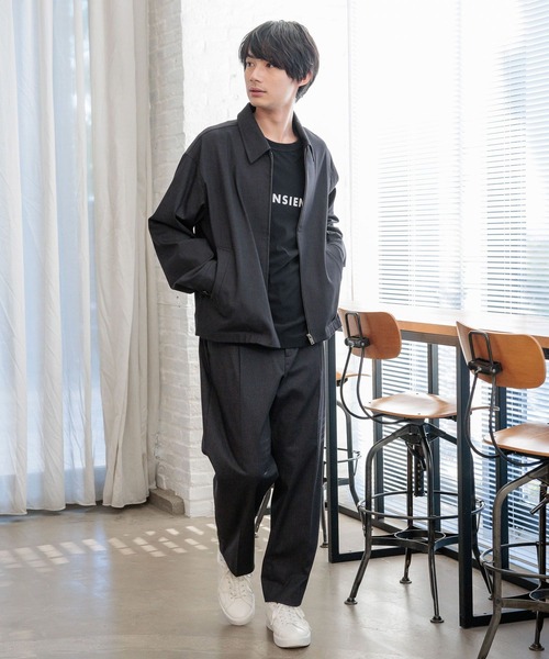 GLOBAL WORK（グローバルワーク）の「アーバンデニムクリーンワイド/147023（デニムパンツ・メンズ・ネイビー/ネイビー系9・X-LARGE/LARGE/MEDIUM/SMALL）」の7枚目の写真