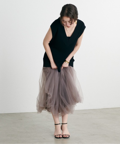 LARUTA】ボリュームチュールスカート（スカート）｜LARUTA（ラルータ
