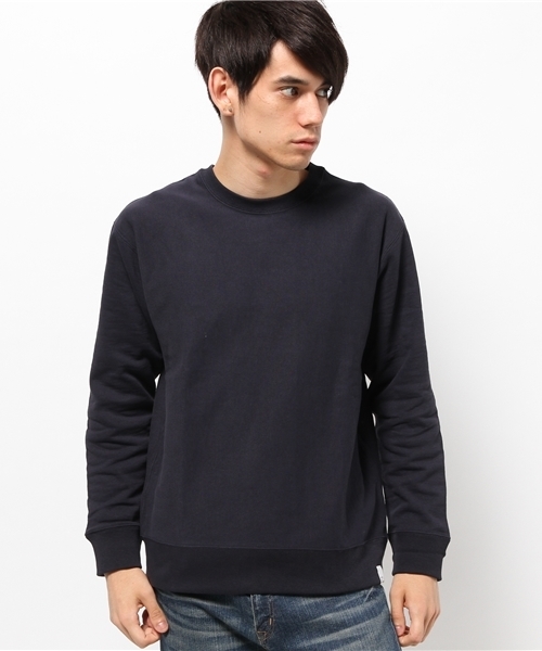 CIAOPANIC（チャオパニック）の「【Ciaopanic】　米綿スウェットクルー（スウェット・メンズ・ホワイト/グレー/ネイビー・MEDIUM/LARGE）」の3枚目の写真