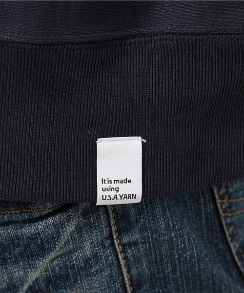 CIAOPANIC（チャオパニック）の「【Ciaopanic】　米綿スウェットクルー（スウェット・メンズ・ホワイト/グレー/ネイビー・MEDIUM/LARGE）」の8枚目の写真