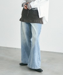 Airly mohair knit mini skirt / 甘編みモヘアニットミニスカート