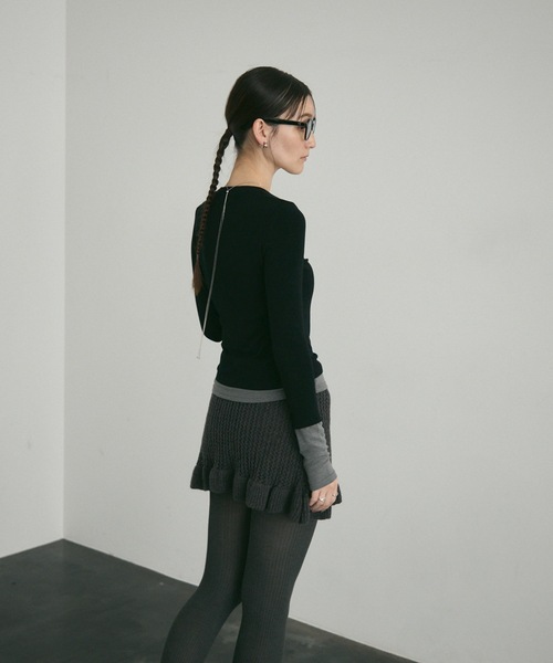 スカート mohair mini skirt Miu Miu Mohair Blend Mini Skirt (All New In) IFCHIC.COM