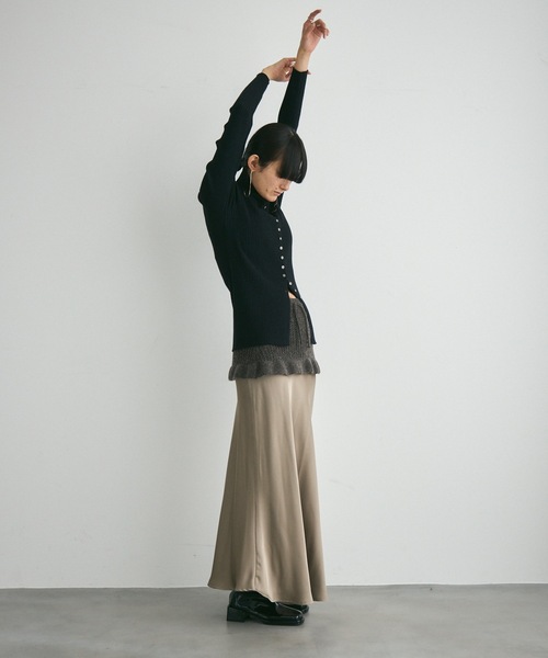 Airly mohair knit mini skirt / 甘編みモヘアニットミニ