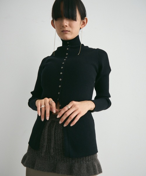 Airly mohair knit mini skirt / 甘編みモヘアニットミニ