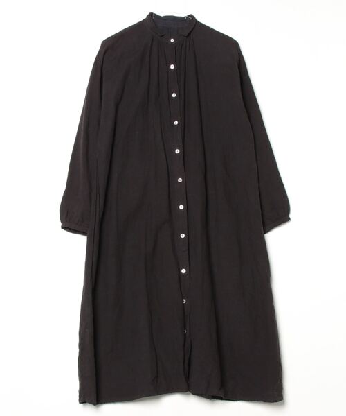 nest Robe シャツワンピース リネン ブラウン ロングカーディガン nest Robe シャツワンピース リネン ブラウン ロングカーディガン