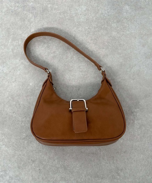 archives（アルシーヴ）の「【25ss】バッグルホーボーバッグ（ショルダーバッグ・レディース・ブラック/キャメル/アイボリー・FREE）」の6枚目の写真