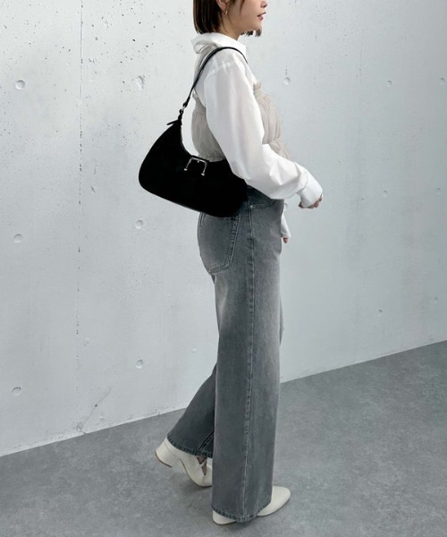 archives（アルシーヴ）の「【25ss】バッグルホーボーバッグ（ショルダーバッグ・レディース・ブラック/キャメル/アイボリー・FREE）」の13枚目の写真