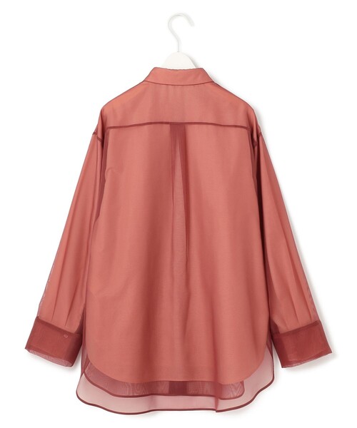 ICB(アイシービー)の「【洗える】オーガンコンビシャーティング シャツ(シャツ/ブラウス・レディース・オールドローズ系/ブラック系・42/44/46)」の12枚目の写真