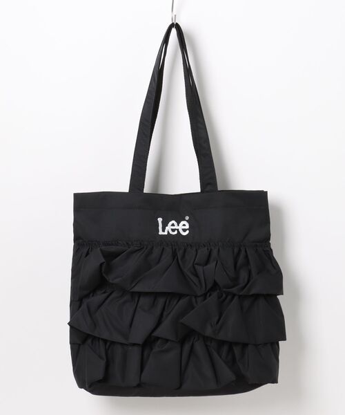セール】Lee/リー フリル BIGトートバッグ/ロゴ刺繍 ギャザー